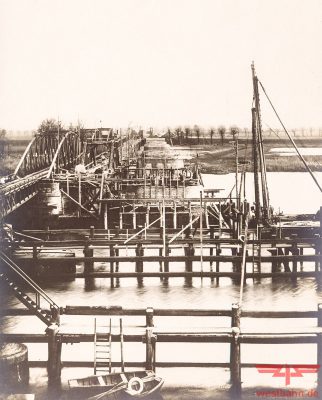 Emsbrücke bei Weener, Feb.-1925