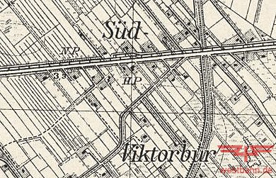 Victorbur, topogr. Karte