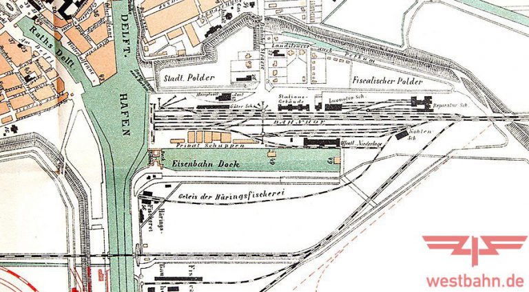 Stadtplan Emden 1892