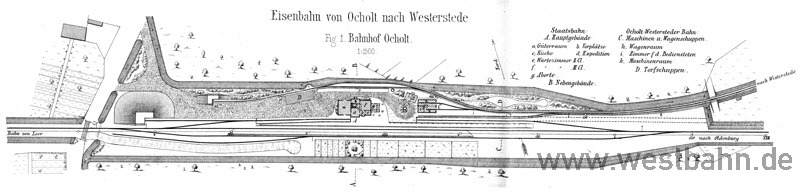 Plan Bahnhof Ocholt